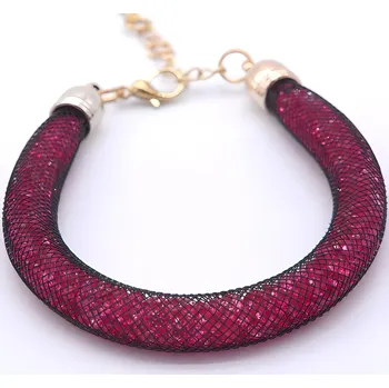 Náramek IZMAEL Náramek OL 3077 Tm.Růžová KP3077