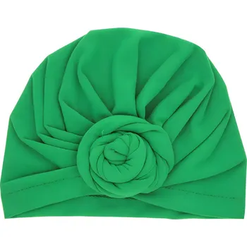 Čepice Dětská turbanová čepice Zelená