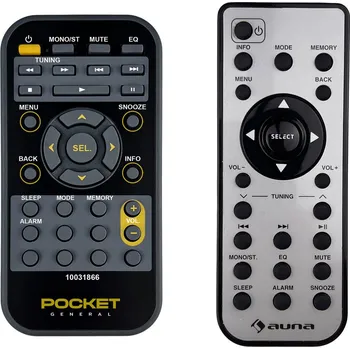 Dálkový ovladač AUNA Worldwide ST, 10031866, 10031867 - dálkový ovladač duplikát