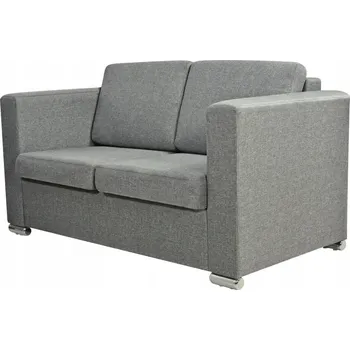 Pohovka Světle šedá pohovka 137x73x78 cm - Pohodlná pohovka se silným polstrováním