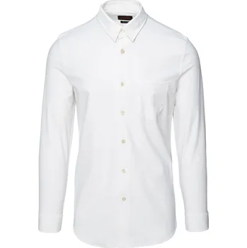 Pánská košile Pánská Košile GUESS LS SUNSET TECH SHIRT M3YH34WFKM0-G011 – Bílá M