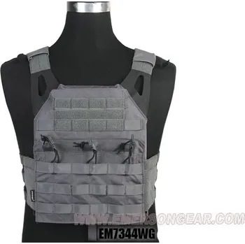 EmersonGear Vesta s imitací plátů a trojitou sumkou M4 Jumper Plate Carrier - Wolf Grey