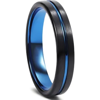 Prsten IZMAEL Prsten DA 32461 Černá/Modrá KP32461 62mm KP32461