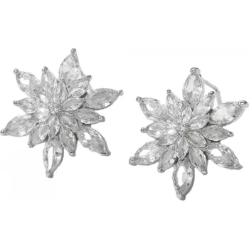 Náušnice IZMAEL Náušnice FA 28222 Krystálová/Stříbrná KP28222