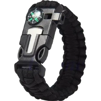 Náramek IZMAEL Náramek pro přežití/Typ1 Černá KP16871