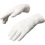 Pletené rukavice na telefon s výřezy na prsty – Slabě Hnědá