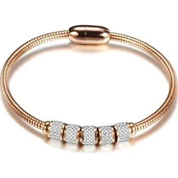 Náramek IZMAEL Náramek DE 28497 Zl.Růžová KP28497