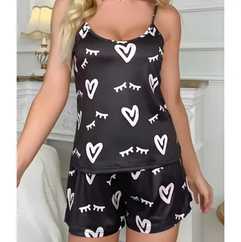 Dámské noční prádlo IZMAEL Krátké dámské pyžamo HE 30879 KP30879 4 XXL