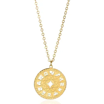 Náhrdelník IZMAEL Náhrdelník Znamení Zlatá KP21204