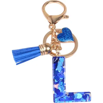 Klíčenka Abeceda L/Tmavě Modrá