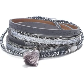 Náramek IZMAEL Náramek UM 18806 Šedá KP18806