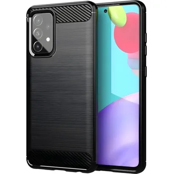 Pouzdro na mobilní telefon IZMAEL.eu Pouzdro Carbon Shield pro Samsung Galaxy A72 5G 4