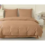 Povlečení z mikrovlákna LANTA hnědé Rozměr povlečení: 2 ks 70 x 90 cm | 200 x 220 cm 229676620