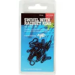 Giants fishing Obratlík Swivel with Racquet ring, UK.4 (vel.8 EU)/10ks
