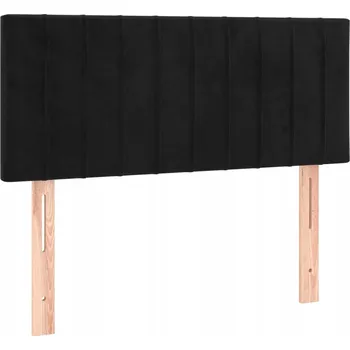 Čelo postele sametové černé 100x78/88 cm