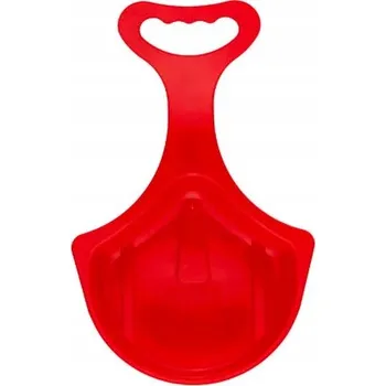 Kluzák Kluzák na sníh, plastové sáňky, zábava na sněhu Alpen Gaudi červený