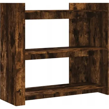 Konferenční stolek Konzolový stolek z dubového dřeva 100x35x90 cm, kouřový dub