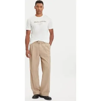 Pánské oblečení Marc O'Polo T-Shirt 528 2305 51196 Écru Regular Fit XL