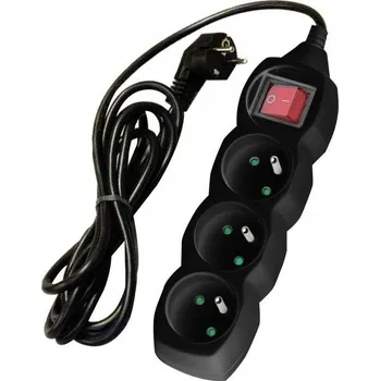 Napájecí kabel Prodlužovací Kabel přívod Onnline 1,5 m, 3 ks, černý