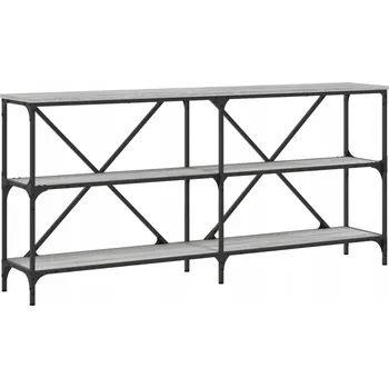 Konferenční stolek Konzolový stolek šedý dub sonoma z dřevotřísky, 160x30x75 cm