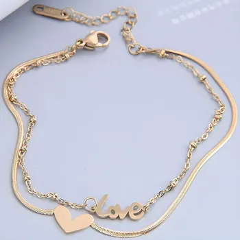 Náramek IZMAEL Náramek na nohu LO 20780 Zlatá KP20780