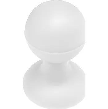 Upevnitelný držák na mobilní telefon s kulatou hlavou Bilá