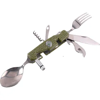 Kuchyňský nůž IZMAEL Nůž 8v1 zelená 5 cm