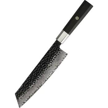 Kuchyňský nůž IZMAEL Damaškový kuchyňský nůž YU 37440 Kiritsuke/Hnědá 18.7 cm