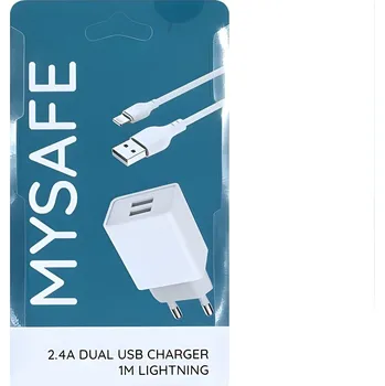 Nabíječka MySafe CH23A 1m Lighting Kabel 2,5A Bílá