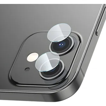 Telefonní příslušenství 2x tvrzené sklo Baseus 0,25 mm na fotoaparát pro Apple iPhone 12/iPhone 12 Mini KP14704