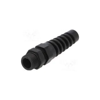 HUMMEL 1.293.0701.15 Vývodka s vývodkou PG7 IP68 Mat polyamid černá HSK-K-FLEX