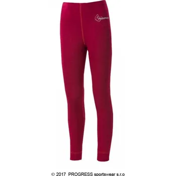 Progress Dětské termo dlouhé spodky WS SDND tm. růžová Velikost: 128