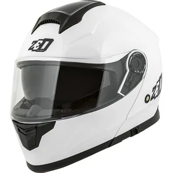 Helma na motorku Přilba F18, ZED (bílá) S (55 až 56 cm)