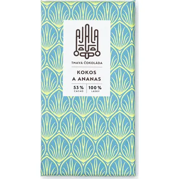 Čokoláda Kokos a Ananas 53% Cacao 100% Lásky