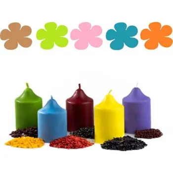 Speciální výtvarná barva Sada barev na svíčky II. 5x10g