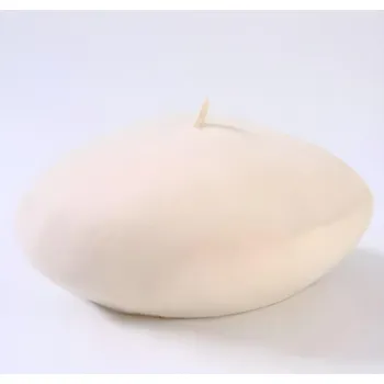 Čepice Dámský baret Bílá/Béžová