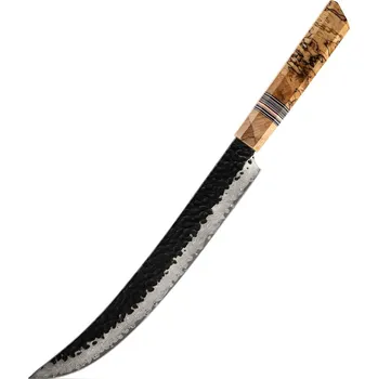 IZMAEL Damaškový kuchyňský nůž ZE 37434 Slicer/Hnědá 24.8 cm