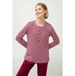 Vamp Dámské bavlněné pyžamo s knoflíkovou légou 23225