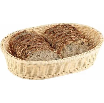 Nákupní košík Košík Košík na pečivo oválný APS 23x17cm, béžový
