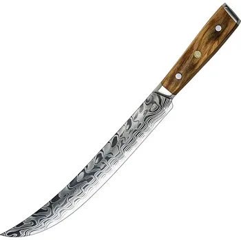 Kuchyňský nůž IZMAEL Damaškový kuchyňský nůž YU 37487 Slaughter/Hnědá 26 cm