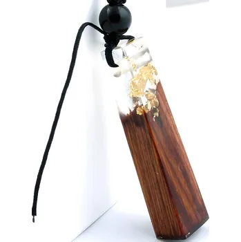 Náhrdelník IZMAEL Náhrdelník Natur Resin Zlatá KP5313