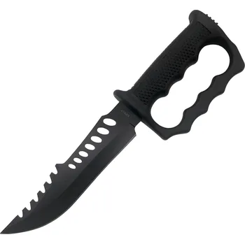 Kuchyňský nůž HARAHU Outdoorový nůž KP017 Černá 18 cm