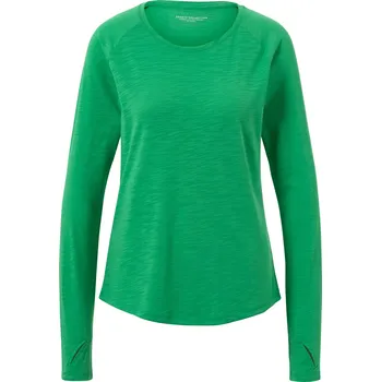 Pánské tričko 692769 - Tchibo - Sportovní triko s dlouhým rukávem - pro ženy - vel. XL 48/50 - barva: zelená