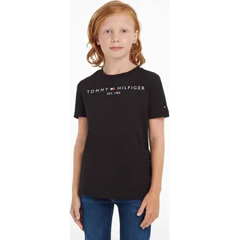 Chlapecké tričko Dětské bavlněné tričko Tommy Hilfiger KS0KS00210.NOS černá 99X, vel. 80