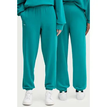 Bavlněné tepláky Pangaia 10000295 tyrkysová 67X, vel. S