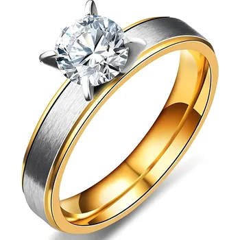 Prsten IZMAEL Dámský Prsten LO 17415 Zlatá/Stř. KP17415 59mm KP17415