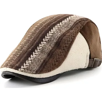 Čepice Pánský baret EL 26054 Hnědá