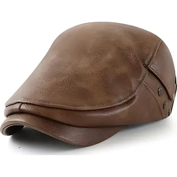 Čepice Pánský baret CA 26084 Tm.Hnědá