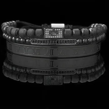 Náramek IZMAEL Náramky AM 34364 Černá KP34364