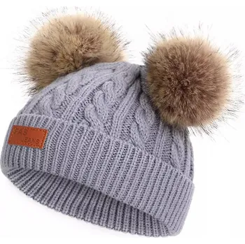 Čepice Dětská čepice FI 21491 Šedá